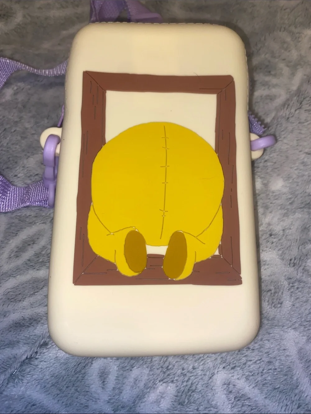 Disney Lavender Crossbody Bag with Winnie-the-Pooh Graphic